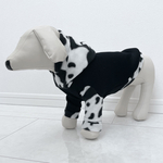 【即納品】Sサイズ　パンダ柄コンビネーション裏起毛フーディ
