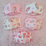 ★再販商品★子ども用接触冷感　舟形マスク　かわいい　ゆめかわ　おとぎ話