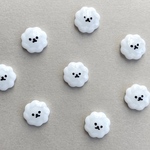 鏡を見る度に癒される♡ビションフリーゼのピアス