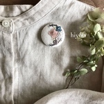 刺繍ブローチ