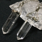 ☆最強の浄化パワー☆ ヒーリングパワーストーン 天然石 ヒマラヤ水晶『持ち歩けるお守り』六角柱ネックレス ②