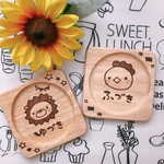 お名前入りコースター♡名入れ無料♥ウッドバーニング♡贈り物にいかがですか??