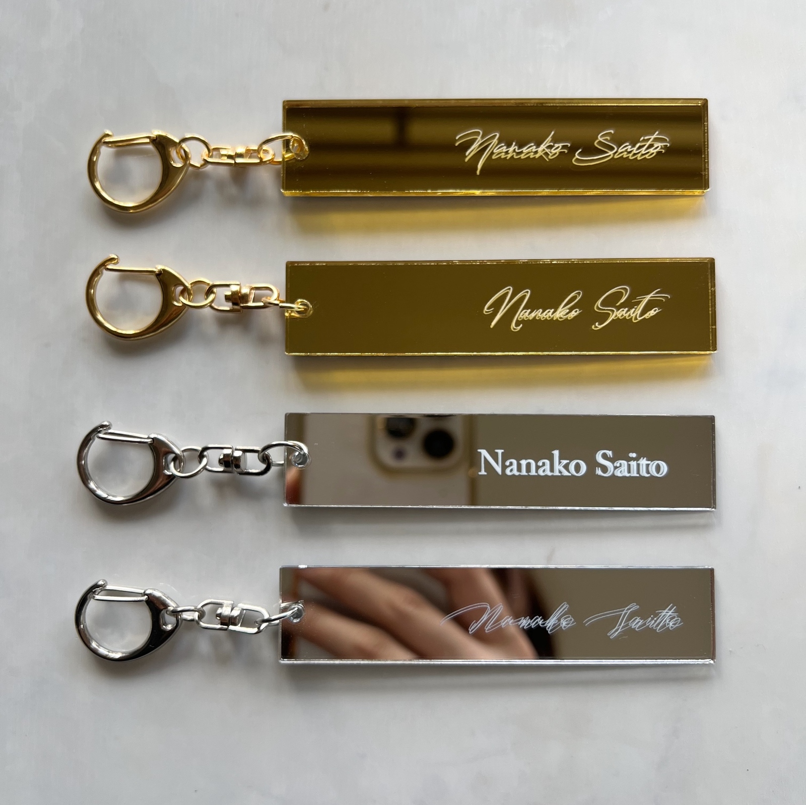 ステンレス切文字金属表札制作 オリジナル表札 おしゃれ 室外003