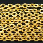 【再入荷！】10mセット＊ネックレスに！チェーン＊ゴールドカラー＊【卸売り】