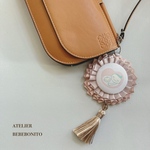 マタニティロゼット　＊antique rose tassel＊