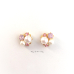 *･゜ﾟ･*:.ビジューイヤリング.:*･゜ﾟ･*（pink）