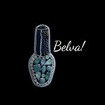ビーズ刺繍のブローチ　-マニキュアmanicure-