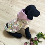 犬服【フルーツカシェモア柄🌸🍓パーカー】