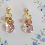 さくらピンクの小ぶりピアス♫
