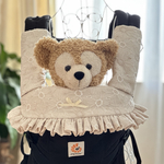 【再販☆7】マーガレット☆ピンクベージュ☆オムニブリーズ☆エルゴアダプト☆エルゴ360☆　オムニ360　☆よだれカバー&首回りカバー☆フリルたっぷり☆上品　華やか　
