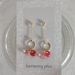 チェーン揺れる♡レジンピアス