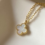 【Belleville様ご注文品】9㎜白蝶貝YGネックレス
