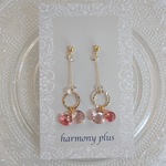 チェーン揺れる♡レジンピアス