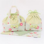 【A様オーダー品】小花とリボン＊パステルピンク・イエロー