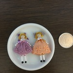 レトロポップなミニチュアドール2人♪小さい人形♪アメリカンポップ♡