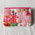 パッチワークキルトポーチ🌸桜🌸 USA生地  春色  