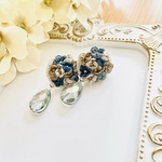 💙ガーデンブルー💐ピアス/イヤリング
