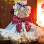 ⚜Princessdogdress⚜森の奥のお姫様　白雪姫　プリンセスドレス　お姫様　ふんわりドレス　コスプレ　ハロウィンイベント　アレンジハンドメイド