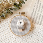 そぽくまクリップ/グレージュ