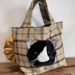 【3035番】ボスにゃんこ😺トートバッグ