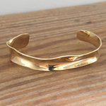 真鍮バングル「gleam」