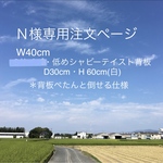 Ｎ様専用注文ページ・Sサイズ・低めシャビーテイスト背板・D30cm・H 60cm(白)【背板ぺたんと倒せる仕様】