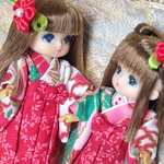 送料無料❤️プチジェニー ミキマキ着物袴2着セット