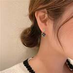 ピアス　アクセサリー　ブライダル　ウェディング　結婚式　ブライダルアクセサリー　ブライダルアクセ　韓国　シンプル　ウェディングアクセサリー　お花　花　フラワー　ローズ　クリスマス　NAT-0142