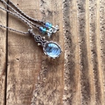 エンジェルラダークォーツのプチマクラメネックレス