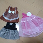 rinka様専用　メルちゃん めるちゃん レミンちゃん ソランちゃん 服 ドレス 人形 着せ替え 