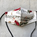 ★再販 旅するマスク USAコットン Life's little pleasures 布 おしゃれマスク 立体 個性的 柄マスク