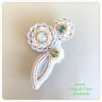 T様専用ページ    Imaginary Flower ビーズ刺繍ブローチ