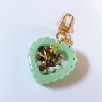 Fluffy shaker keychain [mint]