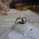AKOYA Wave Ring 11