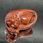 売約済　赤猫石笛