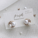 ハレの日に♡フォーマルビジューピアス