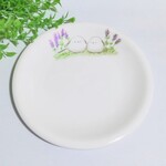 シマエナガの白いお皿【直径17.3cm】