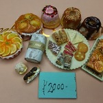 ミニチュア  ドールハウス  ケーキ  スイーツ  タルト  
