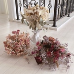 flower bouquet "roses " ドライフラワーブーケ ドライフラワースワッグ アンティーク