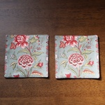 botanical柄のコースター（２枚入）