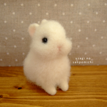 ふわもこネザーの子うさぎさん◎羊毛フェルト