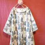 北欧の森　ワンピース　　（ブルー系mix）