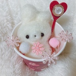 カップうさぎ♡バレンタイン