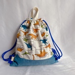 入園入学に☆ お着替え袋 恐竜柄 