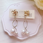 𝒫𝑒𝒶𝓇𝓁   ❤︎‬  上品パール🍒さくらんぼみたいなフラワーイヤリング