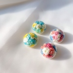 SABON BOUQUET(watercolor)ガラスドーム　ピアス・イヤリング
