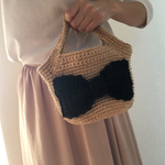 再再販！！大人気のリボンのカゴバック