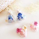《再販2》大人可愛い♡ハート♡のガラスドームピアス