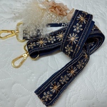 インド刺繍リボン　ショルダーストラップ　ショルダーベルト