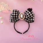 カチューシャ　単品🖤千鳥格子ツイード②🖤💖